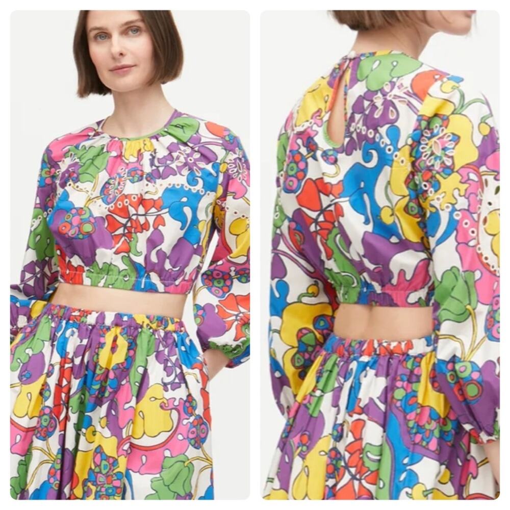 Rhode Adeline Top Woodstock Floral Rainbow